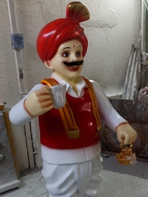 Chaiwala Statue - Color: Brown