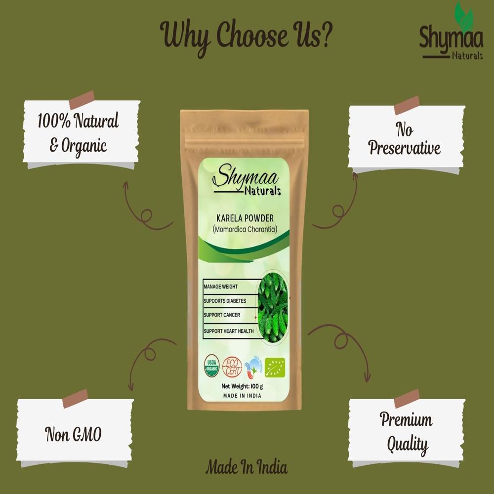 100% Organic Karela Powder Pure Ayurvedic Indian Herbs Powder