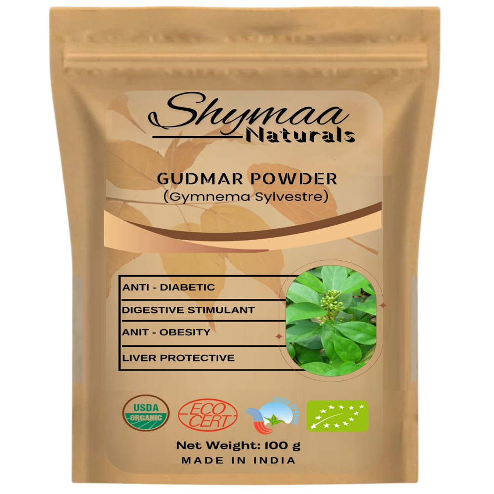 100% Organic Gudmar Powder Ayurvedic Indian Herbs
