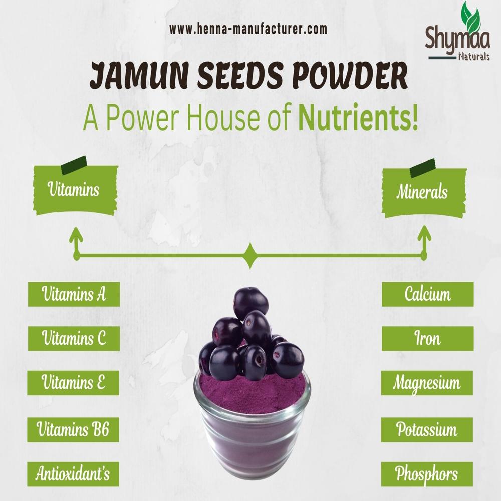 100% Organic Jamun Powder Ayurvedic Indian Herbs