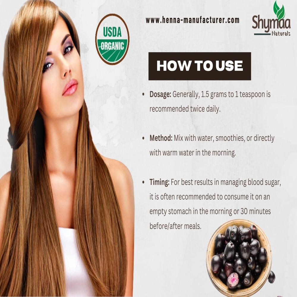 100% Organic Jamun Powder Ayurvedic Indian Herbs