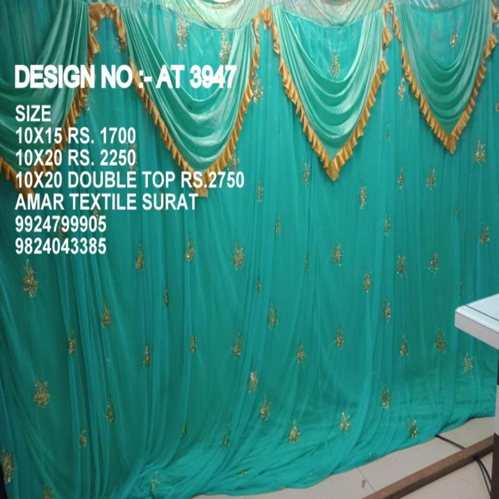 10x15 Wedding Parda Design - Fabric, 10x15 Feet, Pink | Ideal For Wedding Tent Decoration, Mandap, Event Hall, Banquet & Pandal Designs