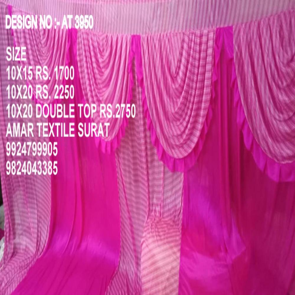 10x15 Wedding Parda Design - Fabric, 10x15 Feet, Pink | Ideal For Wedding Tent Decoration, Mandap, Event Hall, Banquet & Pandal Designs
