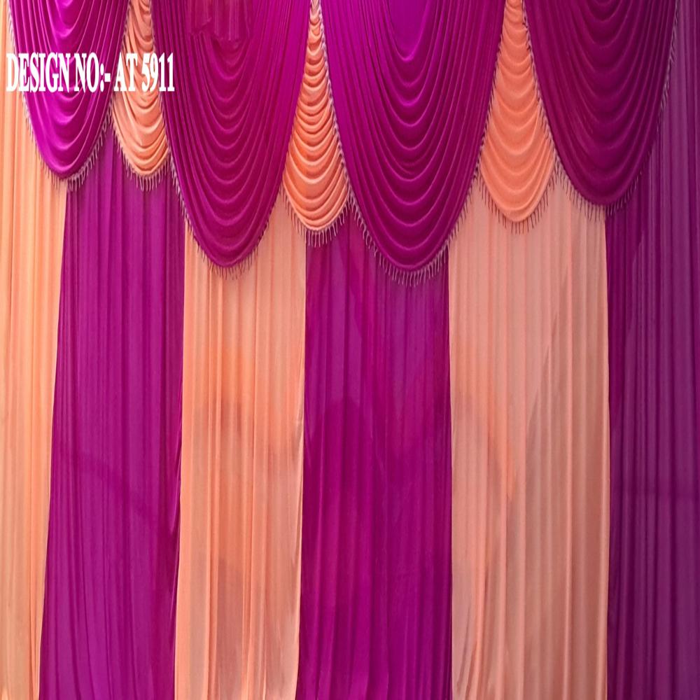 10x15 Wedding Parda Design - Fabric, 10x15 Feet, Pink | Ideal For Wedding Tent Decoration, Mandap, Event Hall, Banquet & Pandal Designs