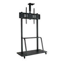 FS4265 Vesa Compatible Floor Mount Display Trolley Stand