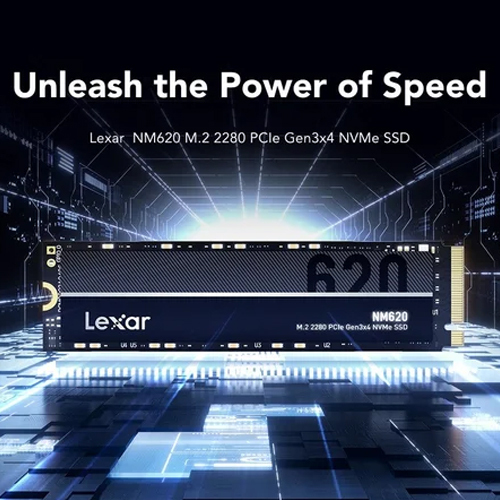 512GB Lexar NM620 M.2 2280 PCIe Gen3x4 NVMe SSD