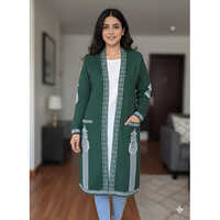 Ladies Woolen Long Shrug