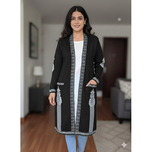 Ladies Woolen Long Shrug