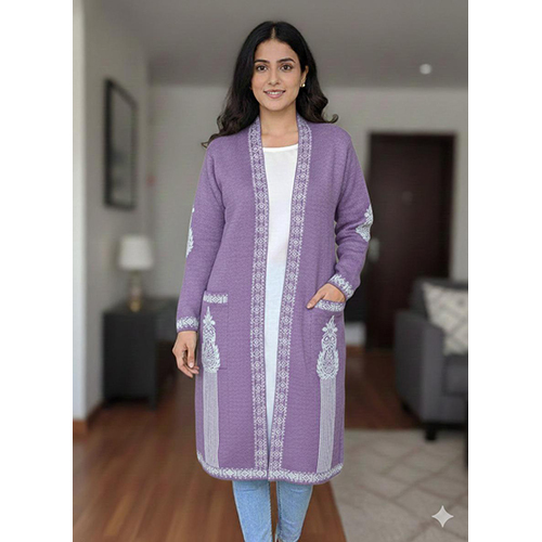 Ladies Woolen Long Shrug
