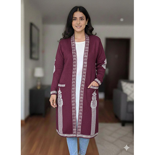Ladies Woolen Long Shrug