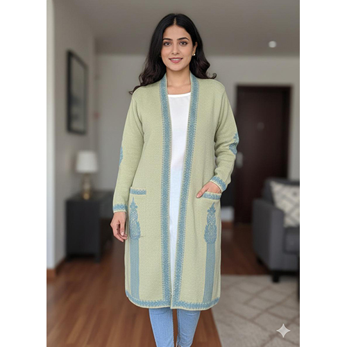 Ladies Woolen Long Shrug
