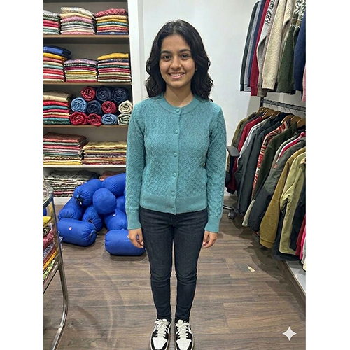Ladies Woolen Cardigan Sweater