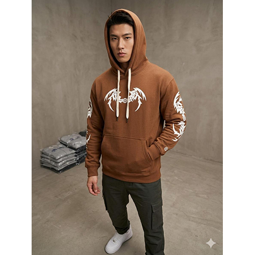 Mens Cotton Loop Knit Hood