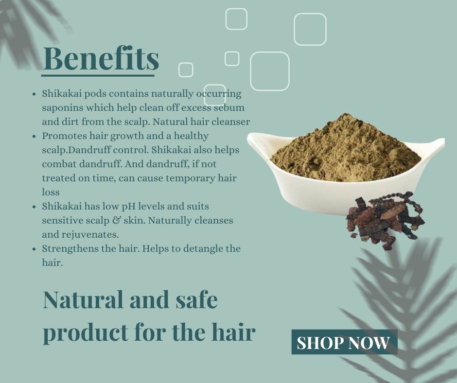 100% Organic Shikakai Powder