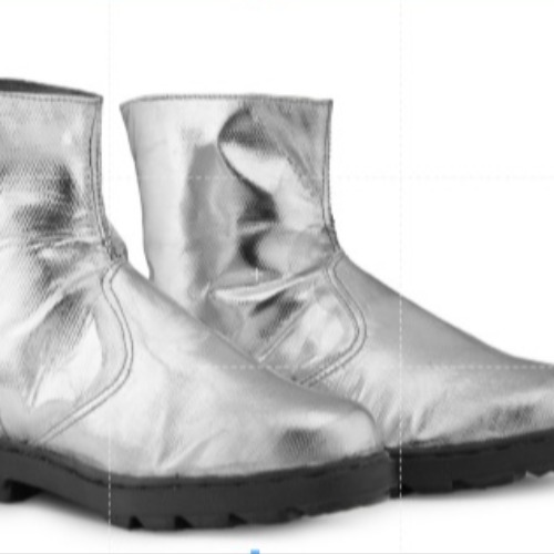 High Ankle Aluminised Fire Safety Shoes