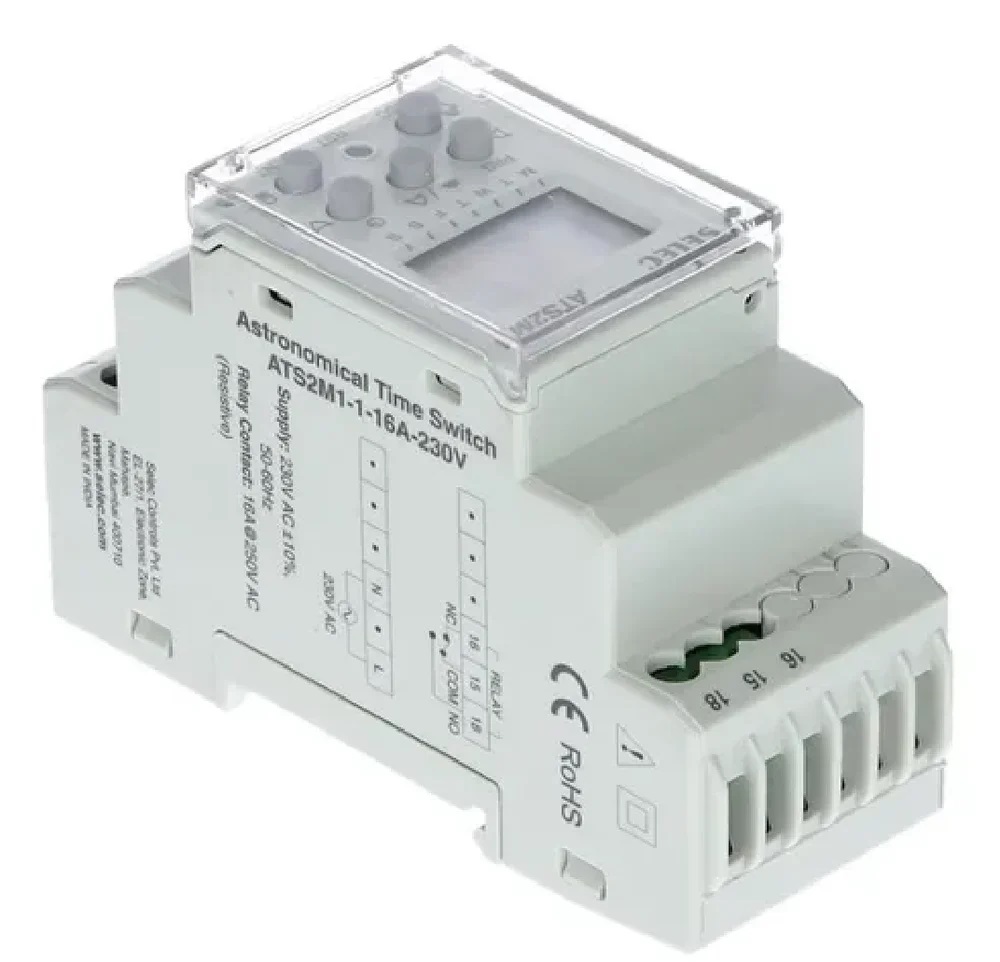 True Sense Astronomical Timer Switch Selec 16Amp. Time Switch, ATS2M1