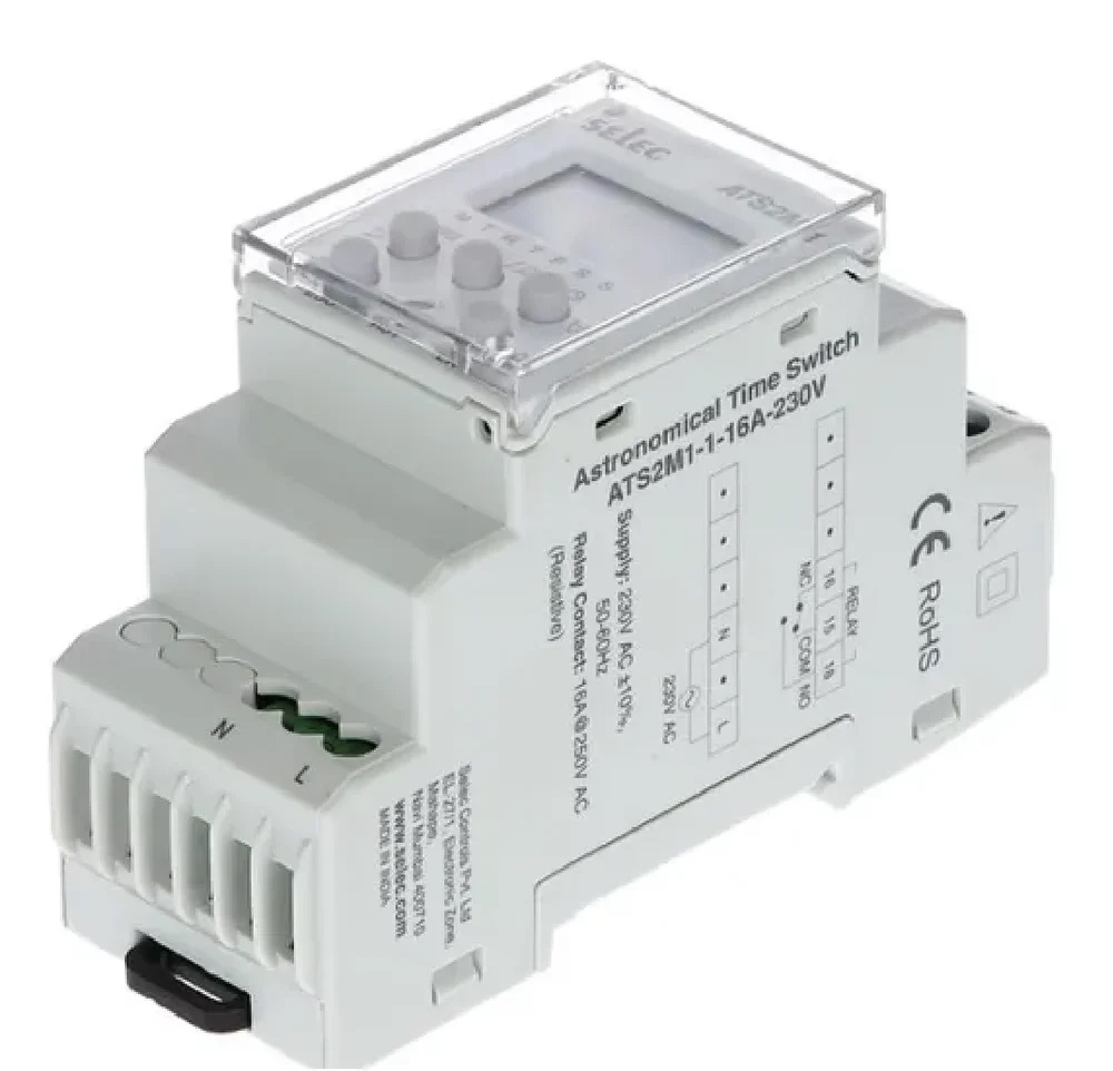 True Sense Astronomical Timer Switch Selec 16Amp. Time Switch, ATS2M1