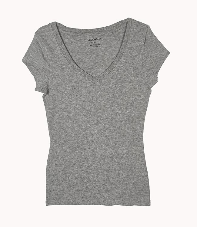 W13491 Derek Heart Ladies Short Sleeve Tops