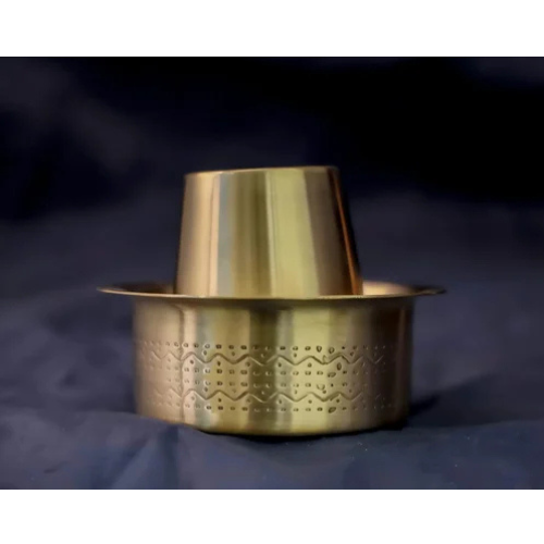 Brass Davara Tumbler Set for Authentic South Indian Coffee