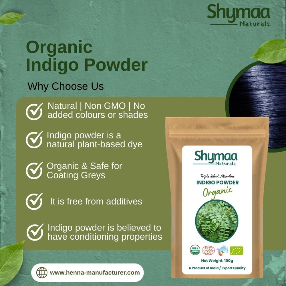 100% Organic Indigo Powder Hair Color