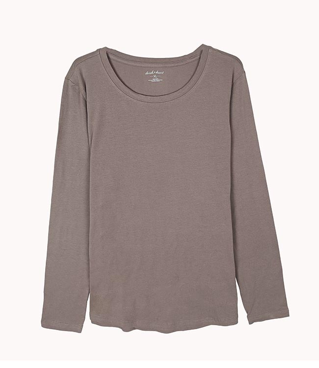 W13490 Derek Heart Ladies Long Sleeve Tops