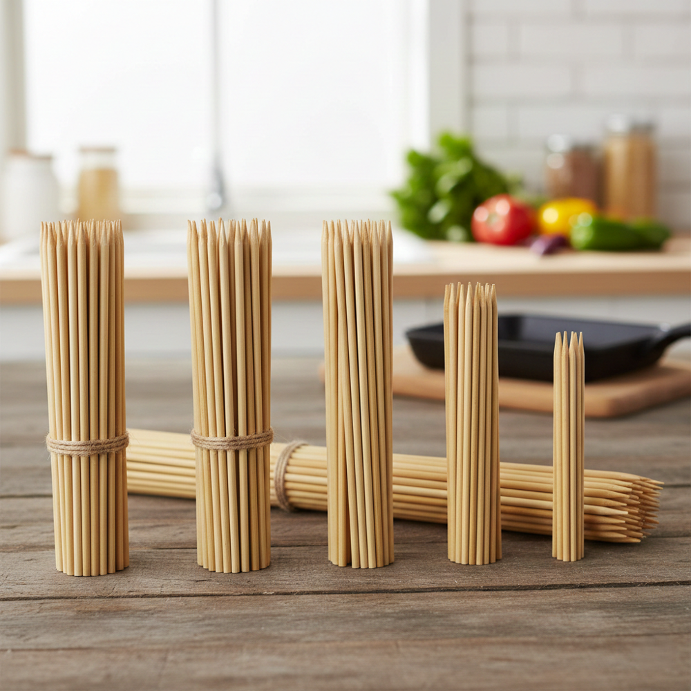 Bamboo Potato Skewers