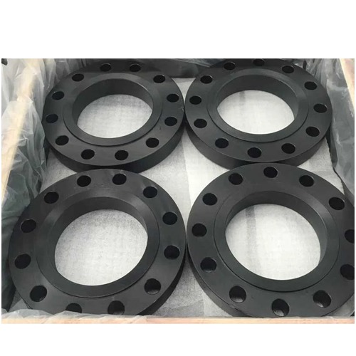 Cs Flanges - Carbon Steel, Round Shape, Available In Various Sizes | Black Finish For Durable Performance And Versatile Applications