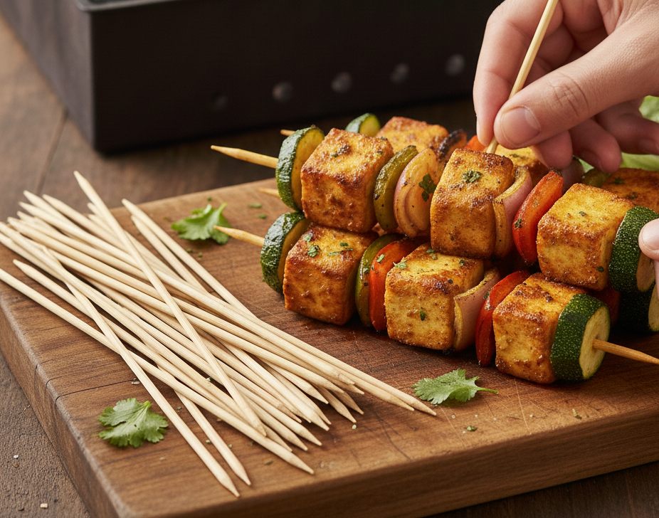 Bamboo Bbq Skewers - Color: Beige
