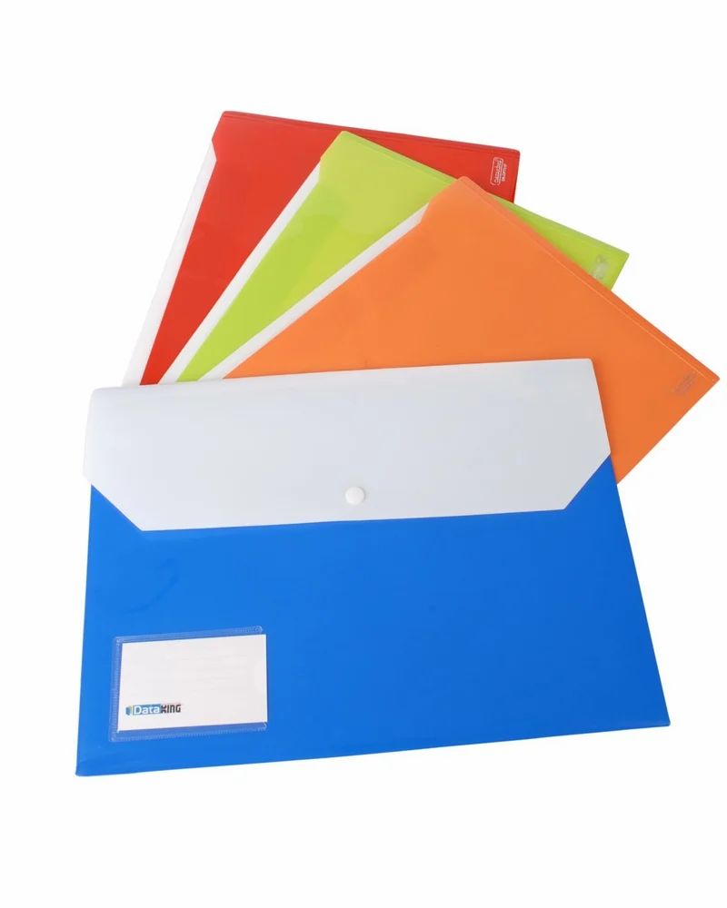 Button Folder - Material: Plastic