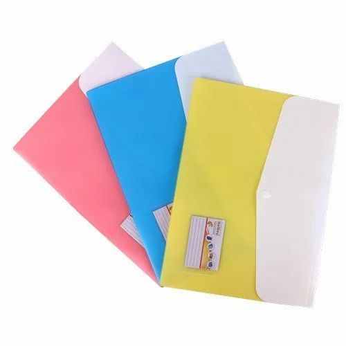Button Folder - Material: Plastic