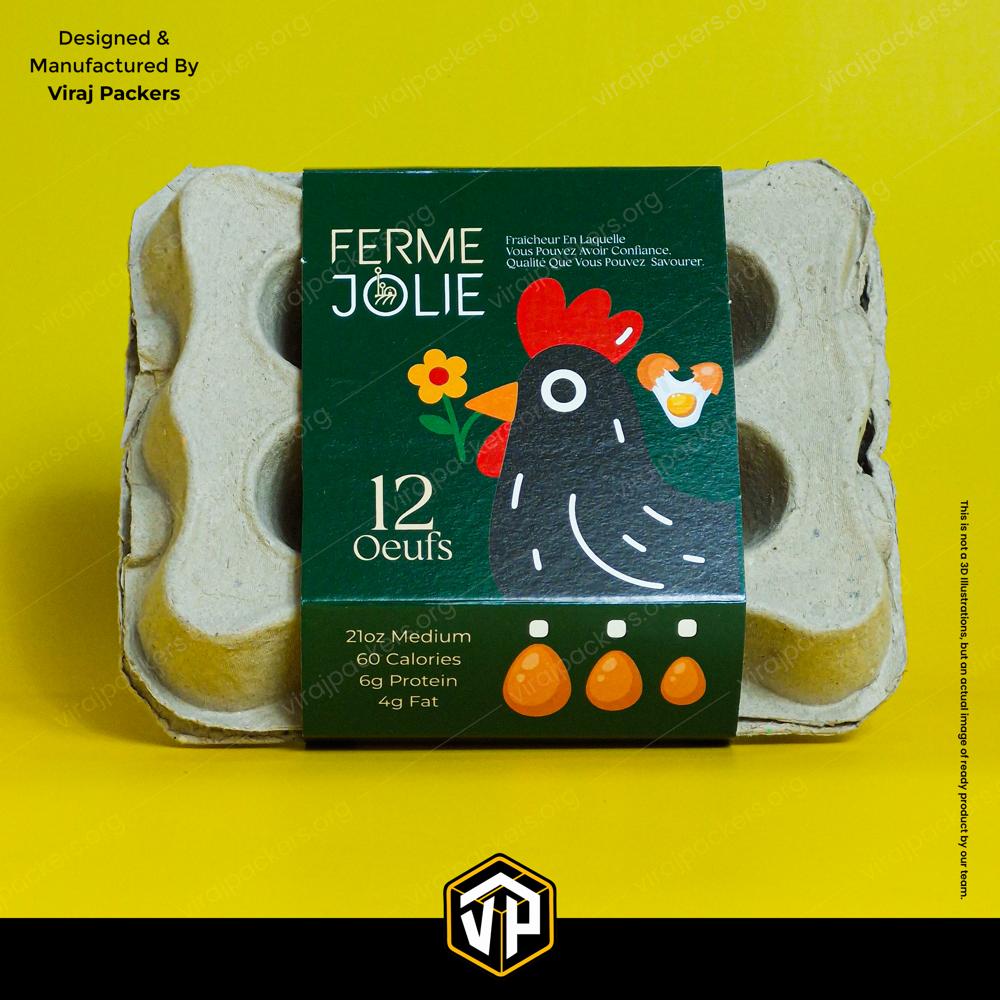 Egg Tray Sleeves Egg Sleeve Egg Packaging Sleeves