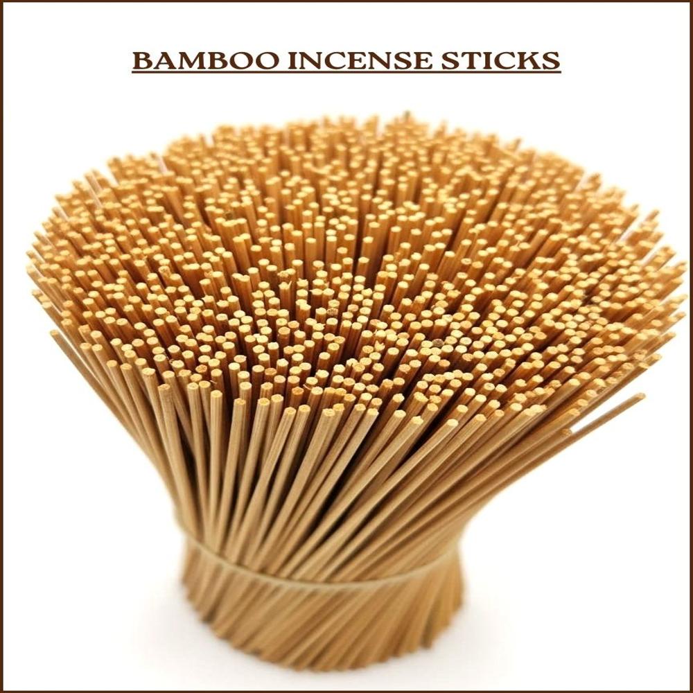 Raw Bamboo Incense Sticks - Color: Beige