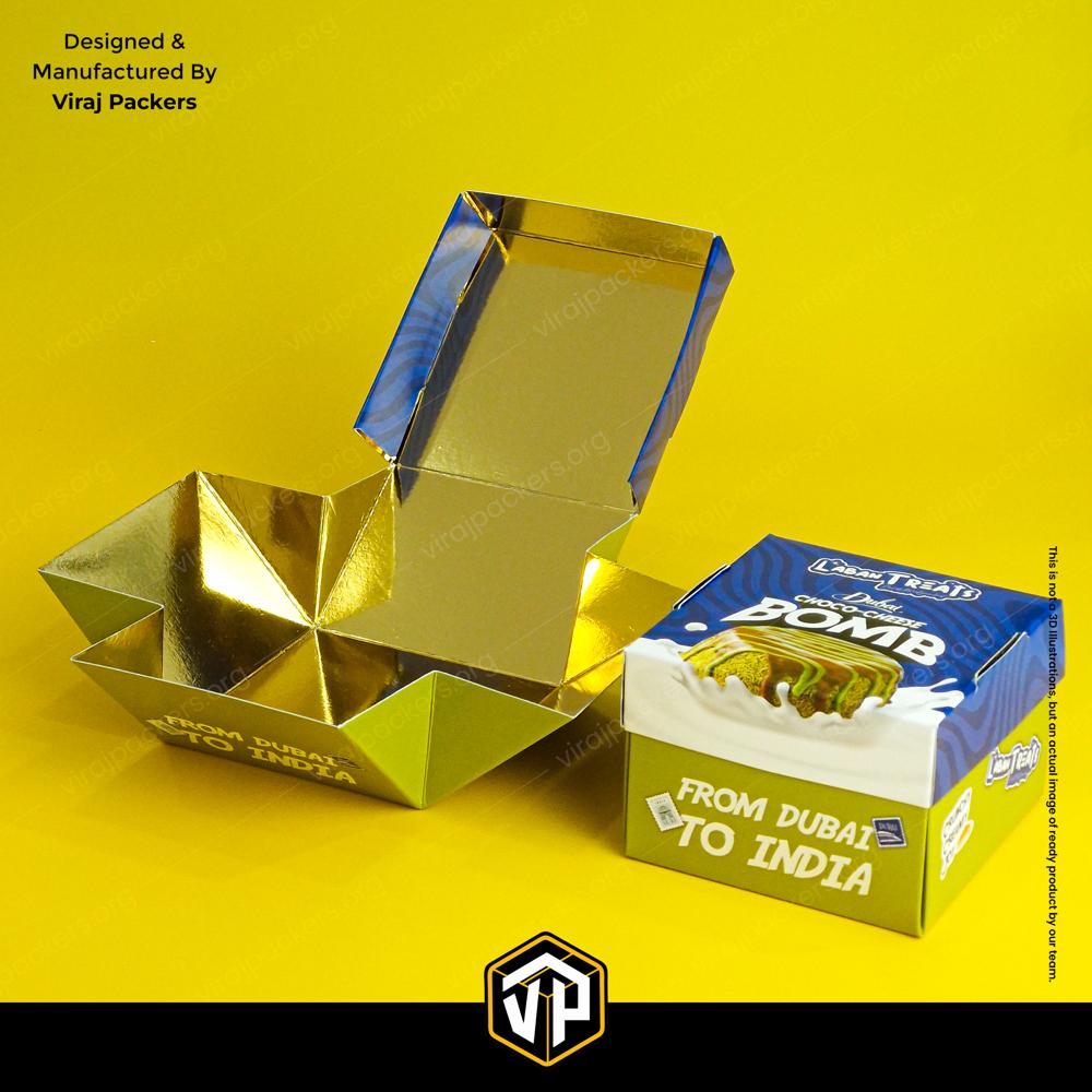 Dubai Viral Cheese Bomb Packaging Box B Laban Packaging