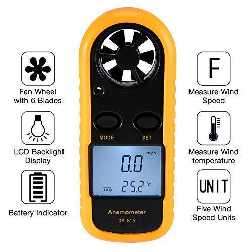 True Sense Digital Anemometer, GM-816