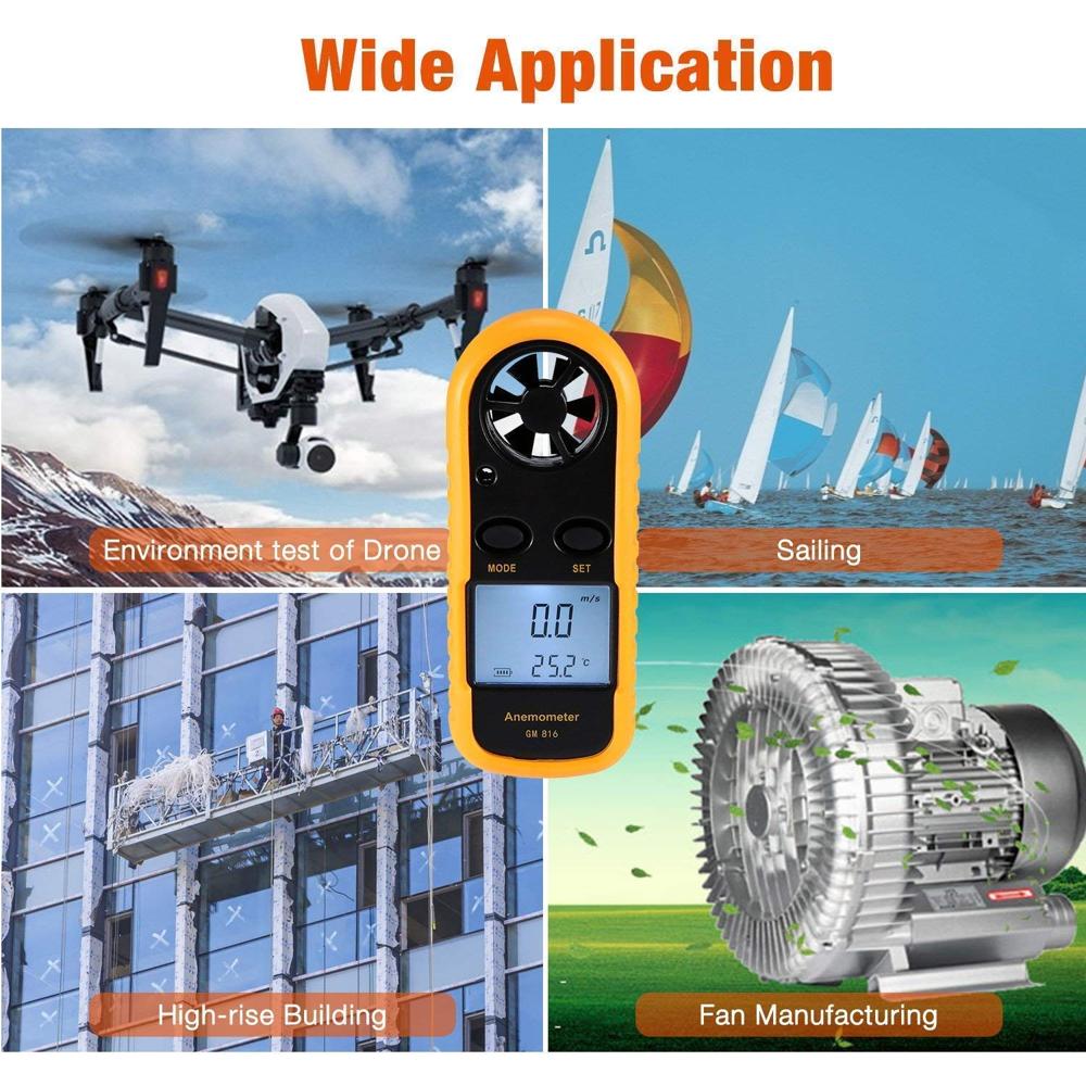 True Sense Digital Anemometer, GM-816