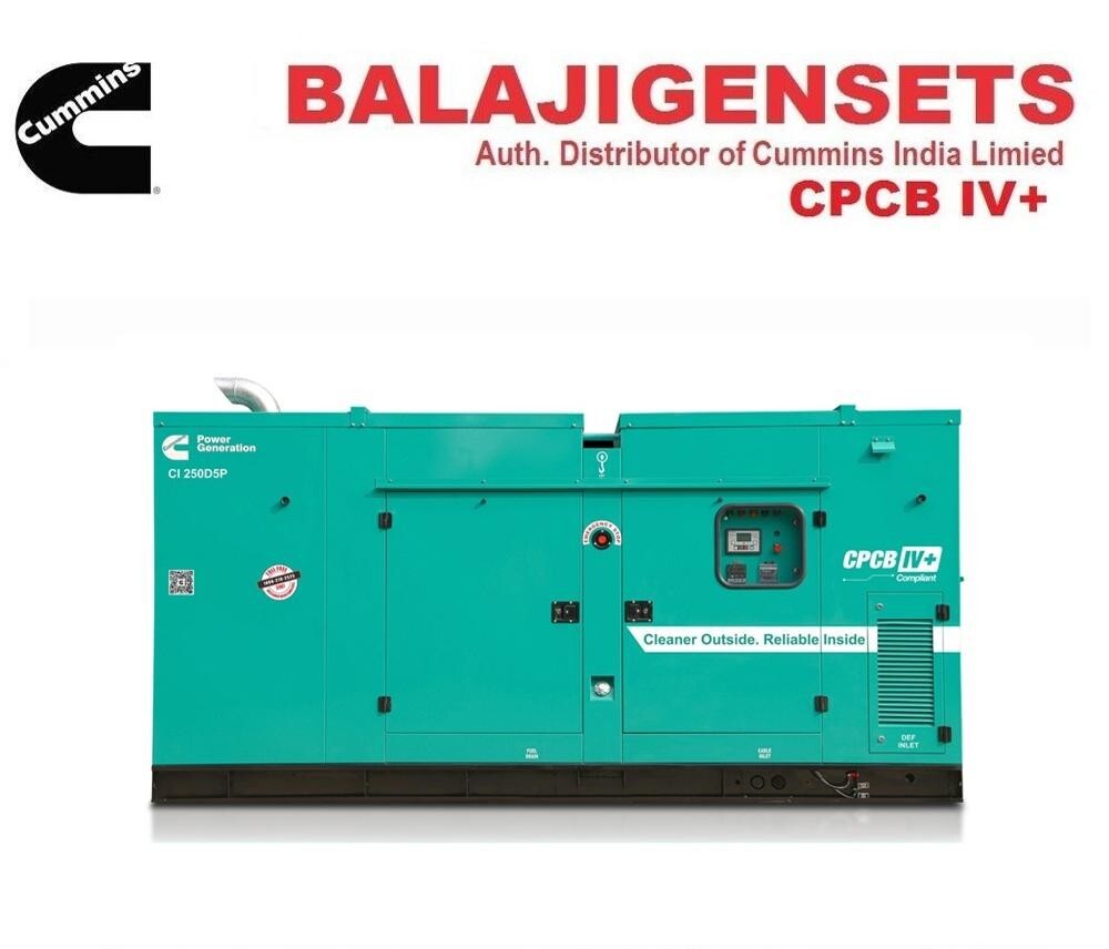 250 Kva Generator - Color: Green