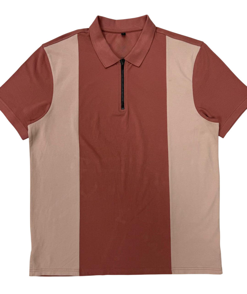 Zipper Polo T-Shirt