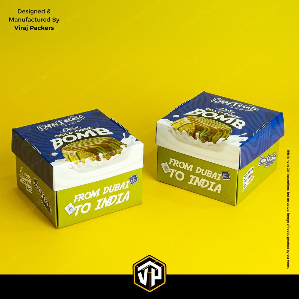 Viral Dubai B Laban Packaging | Cheese Bomb Packaging