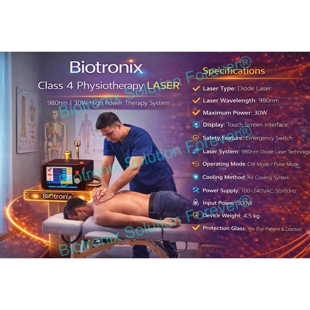 Class 4 Laser Therapy System for Orthopedic Rehabilitation Clinics