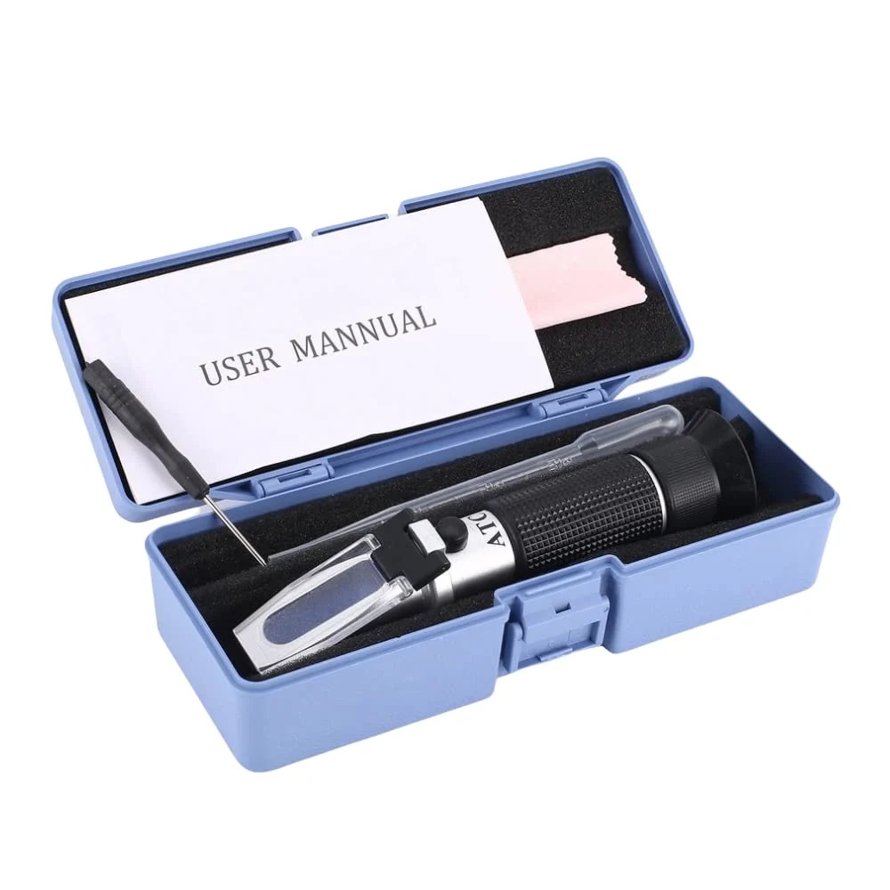 True Sense 0-10% Brix Refractometer Synthetic Machining Coolants Maple Sap Cutting Liquid CNC, RHB-10