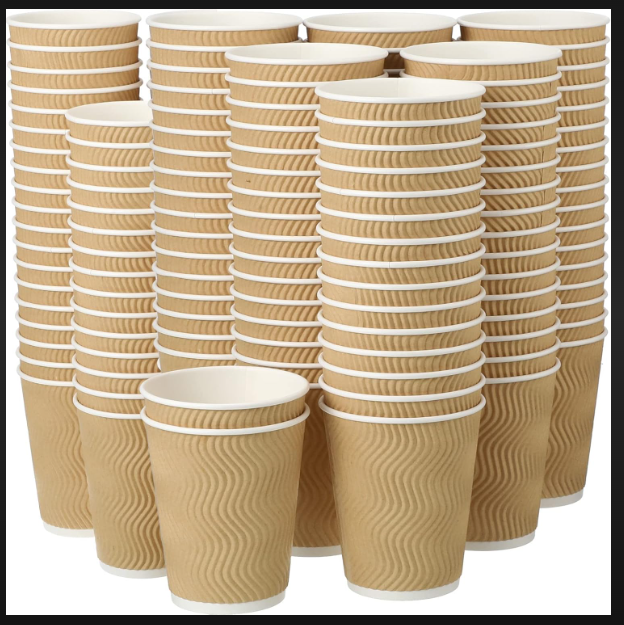 Ripple Cup - 100 Ml Size, Brown Paper Material | Pack Of 2000 Units
