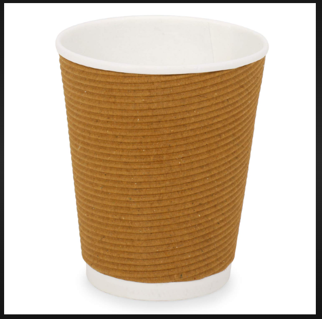 Ripple Cup - 100 Ml Size, Brown Paper Material | Pack Of 2000 Units