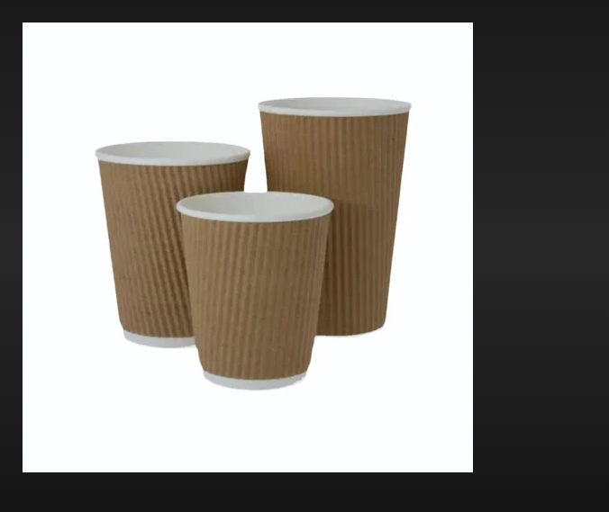 Ripple Cup - 100 Ml Size, Brown Paper Material | Pack Of 2000 Units