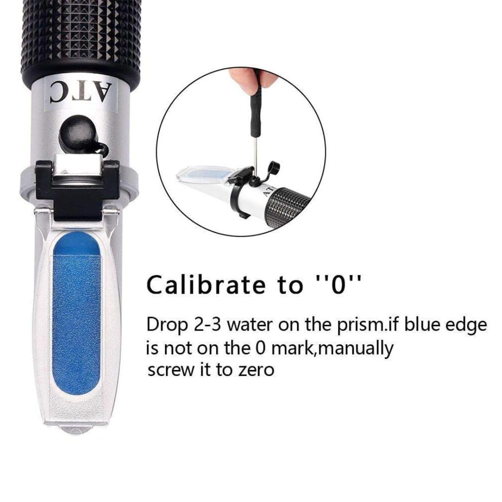 True Sense 0-20% Brix Manual Refractometer For Food Honey Beer Milk Fruit Juice Sugar Tester, RHB-20