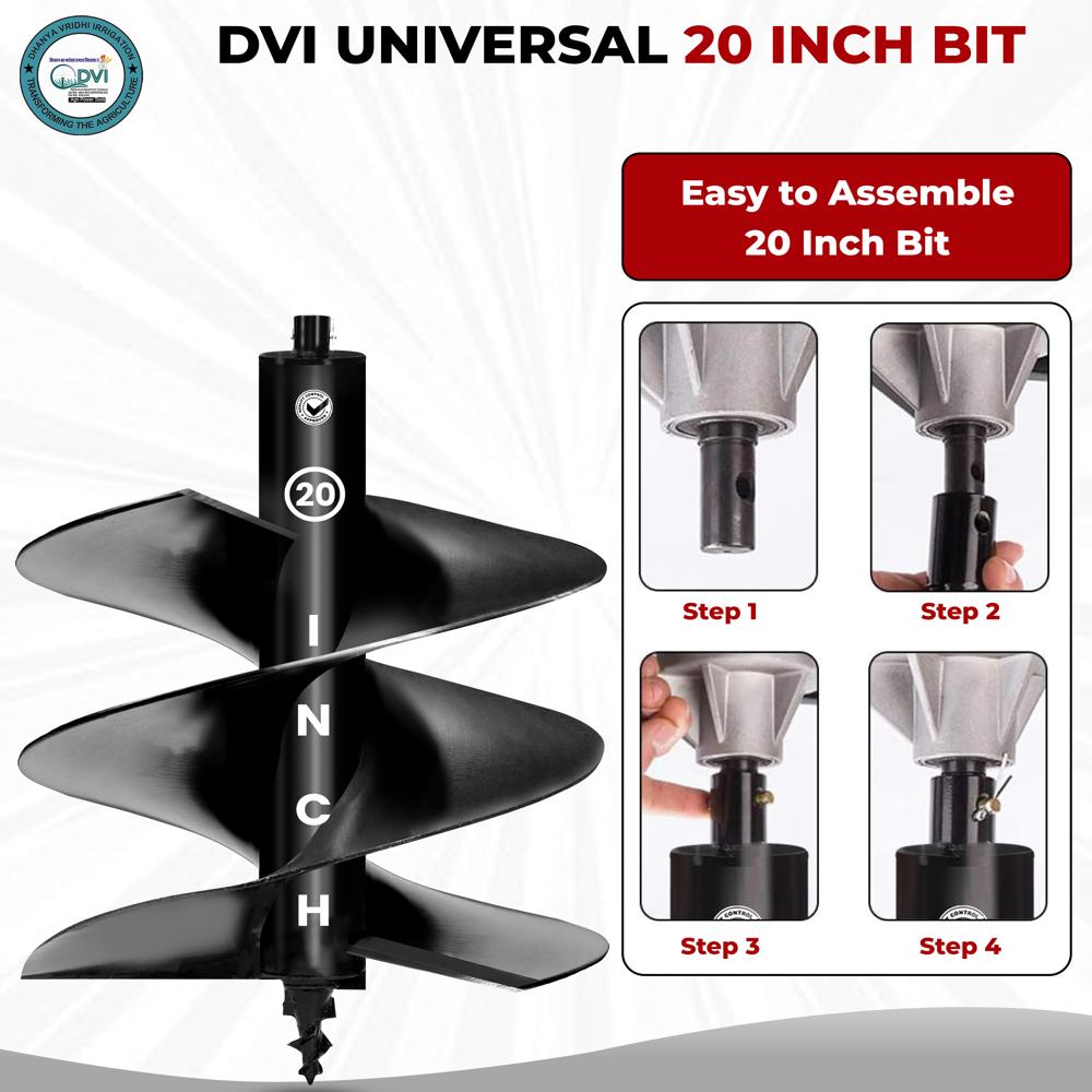 20 Inch Earth Auger Drill Bit