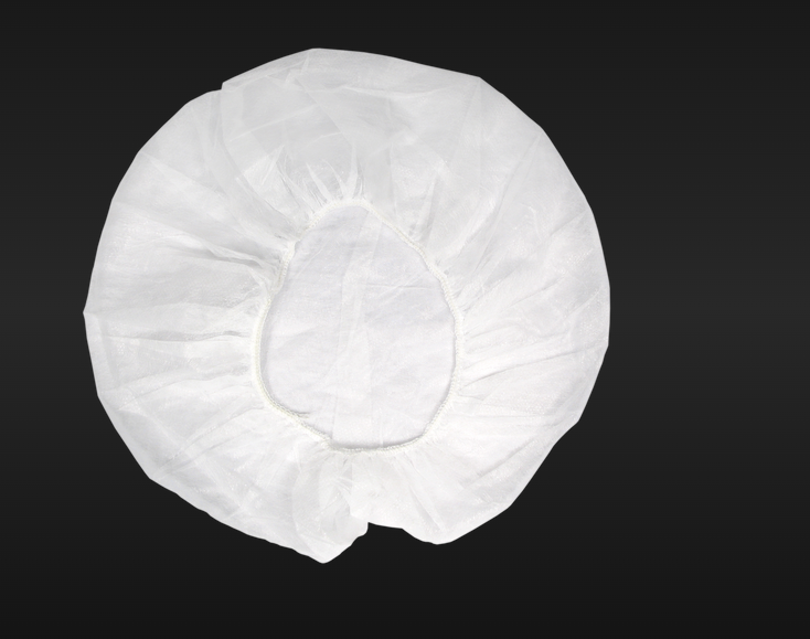 Bouffant Cap 21" - 100% Non-woven Fabric, Spacious Fit For Long Hair | Ideal For Food Service, Cleanroom, And Healthcare Environments