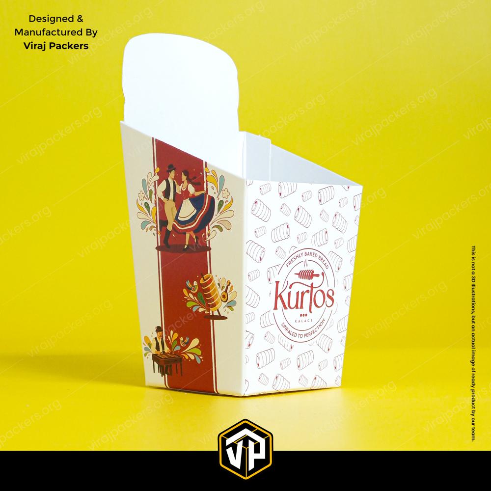 Custom Kurtos Packaging Box for On-the-Spot Serving Premium Food Packaging