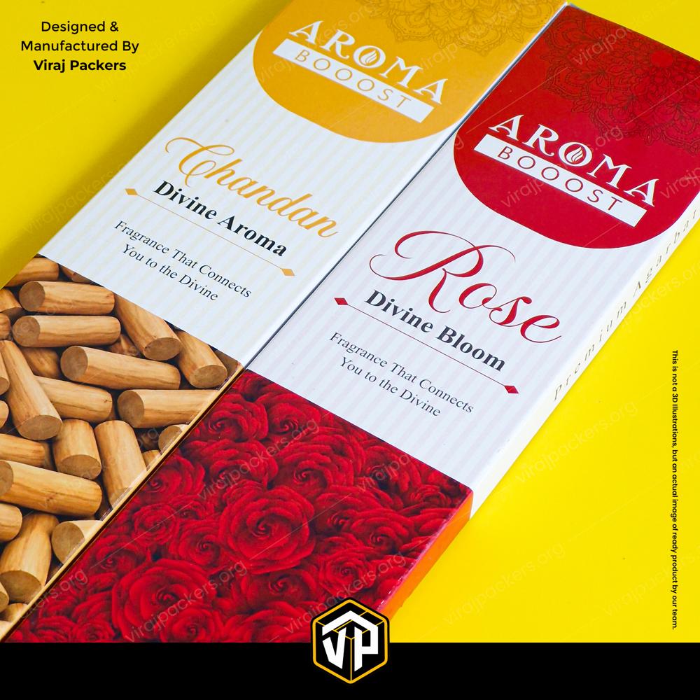 Premium Agarbatti Box Incense Stick Box with Gloss Lamination