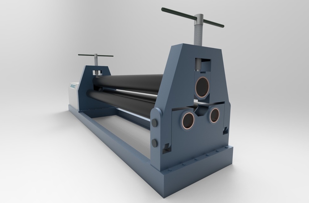 Mechanical Metal Plate Rolling Machine - Bend Radius: 1750 Millimeter (Mm)
