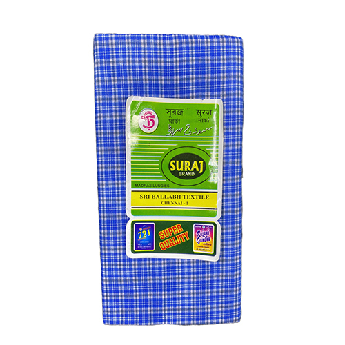 80 x 80mm Mini Check Cotton Lungi